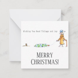 Good tidings and Joy ノートカード