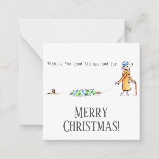 Good tidings and Joy ノートカード (正面)