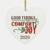 Good Tidings of心地よい&ジョイ2020 セラミックオーナメント (正面)