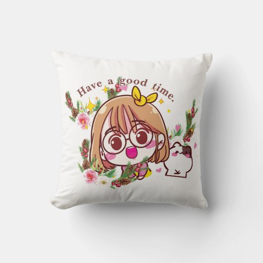 Good time of Pillow クッション (正面)