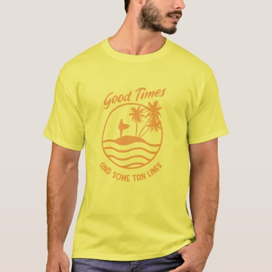 Good TimesとSome Tan Lines Tシャツ (正面)