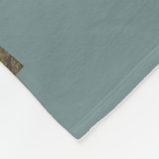 Good times思い出素晴らしティール(緑がかった色)12フォトコラージュ フリースブランケット (角)