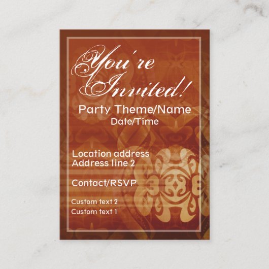 Good Times招待状カード エンクロージャーカード (正面)