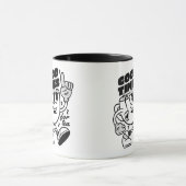 Good Times for Tea | ミニマルレトロティー恋人 マグカップ (中央)