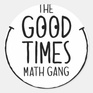 Good Times Math集団 – ラウンドステッカー ラウンドシール