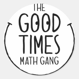 Good Times Math集団 – ラウンドステッカー ラウンドシール