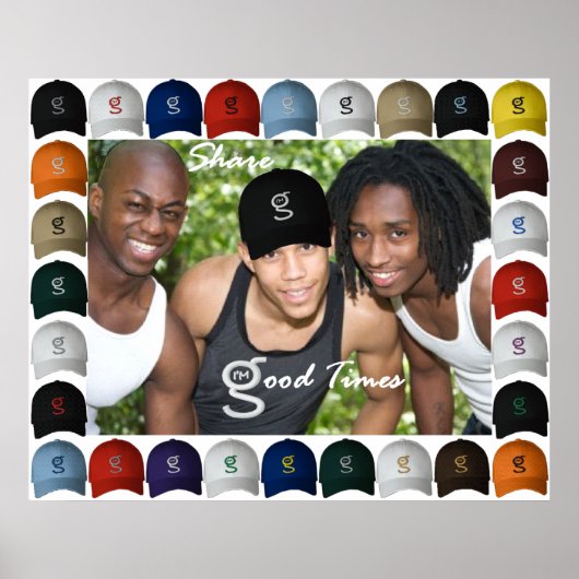 Good Times Poster from I'm G Clothing ポスター (正面)