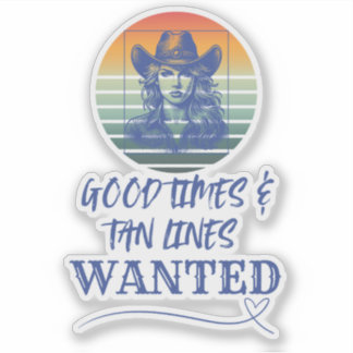Good Times & Tan Linesビニールステッカー シール