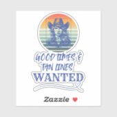 Good Times & Tan Linesビニールステッカー シール (シート)