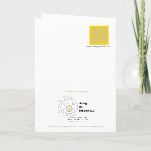 Good To Be Home Housewarming Welcome Home Card サンキューカード (裏面)