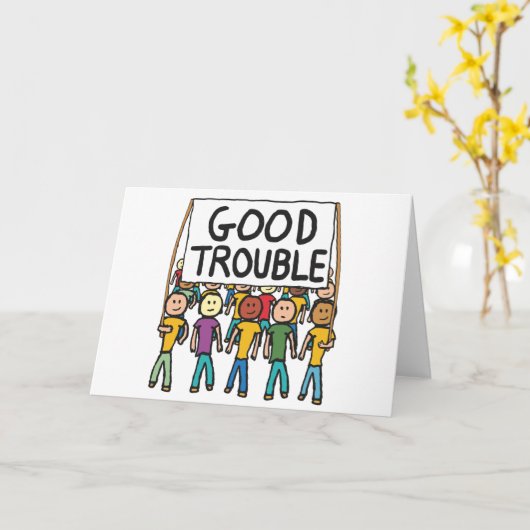 Good Trouble カード (黄色い花)