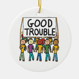 Good Trouble セラミックオーナメント
