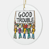 Good Trouble セラミックオーナメント (左)