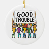 Good Trouble セラミックオーナメント (裏面)