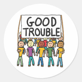 Good Trouble ラウンドシール