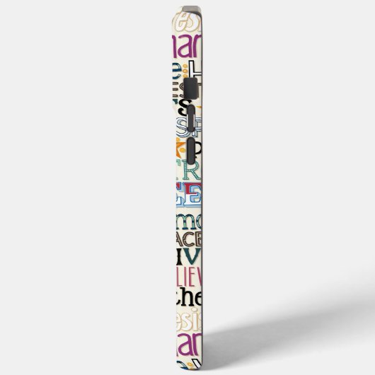 good trouble typography Case-Mate iPhoneケース (裏面 / 左)