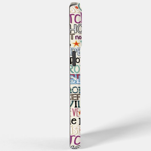 good trouble typography Case-Mate iPhoneケース (裏面 / 右)