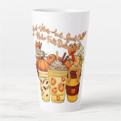 Good VibesとGood Coffee Make秋楽しい カフェラテマグ (正面)