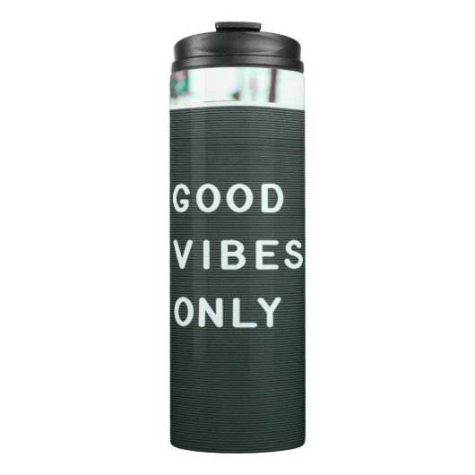 Good Vibesのみレターボードポジット タンブラー (正面)