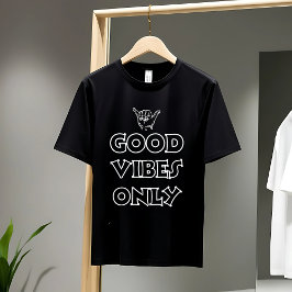Good Vibesのみ | エネル前向きギーとやる気を起こさせる トライブレンドTシャツ