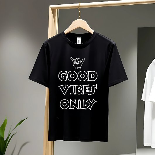 Good Vibesのみ | エネル前向きギーとやる気を起こさせる トライブレンドTシャツ