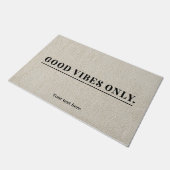 Good Vibesのみ ドアマット (アングル)