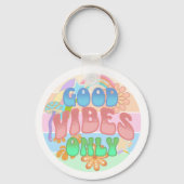 Good Vibesのみ |レトロヴィンテージ キーホルダー (正面)