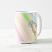 Good Vibesのみ |レトロヴィンテージ コーヒーマグカップ (正面右)