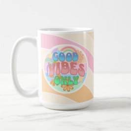 Good Vibesのみ |レトロヴィンテージ コーヒーマグカップ