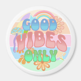 Good Vibesのみ |レトロヴィンテージ マグネット
