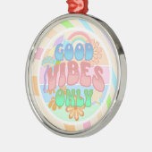 Good Vibesのみ |レトロヴィンテージ メタルオーナメント (左)