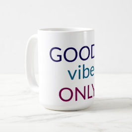 Good Vibesのみ | 引用文前向きコーヒーマグ コーヒーマグカップ