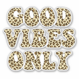 Good Vibesのみ – VSCOガールズヒョウ印刷 シール