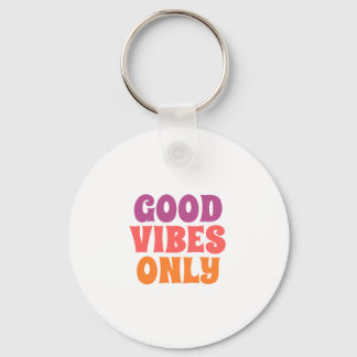 Good Vibesオンバジェットトートバッグ キーホルダー