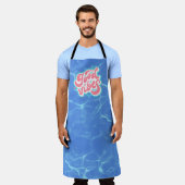 Good Vibesビーチ/プール エプロン (着用した状態)