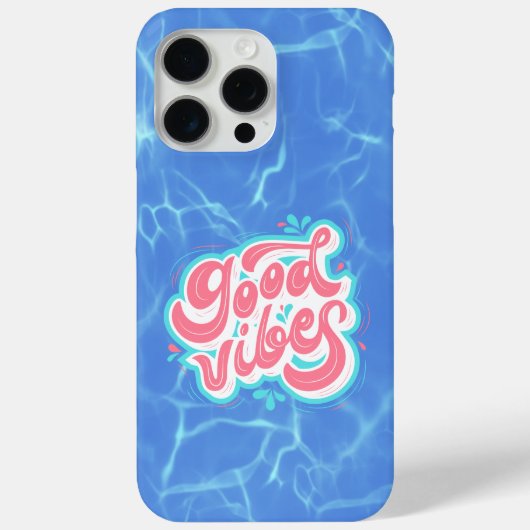 Good Vibesビーチ/プール Case-Mate iPhoneケース (裏面)