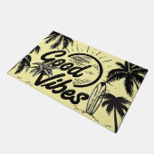 "GOOD Vibes" アウトドア・インドアルーグ ドアマット (アングル)