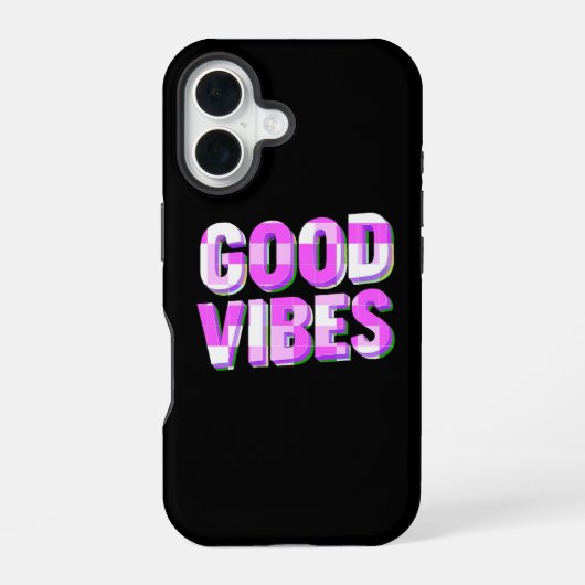 GOOD VIBES – オーダーメイド iPhone 16ケース (裏面)