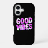 GOOD VIBES -カスタム iPhone 16ケース (裏面)