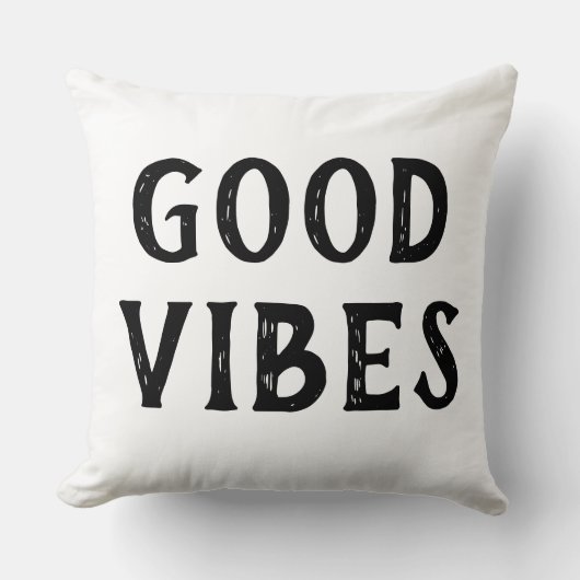 Good Vibes クッション (正面)