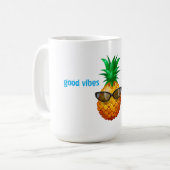 good vibes コーヒーマグカップ (正面左)