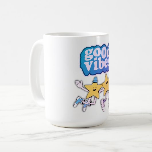 GOOD VIBES コーヒーマグカップ (正面左)