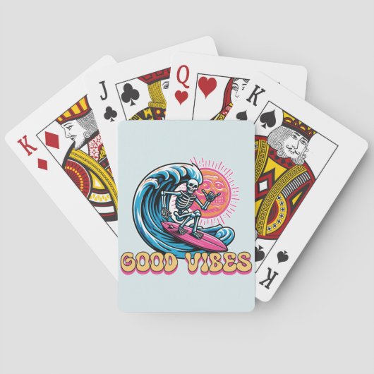 Good Vibes -サーフィン – 夏Vibes トランプ (裏面)