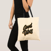 Good Vibes トートバッグ (正面(商品))