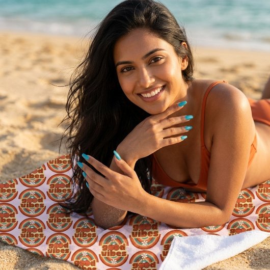 Good Vibes ビーチタオル