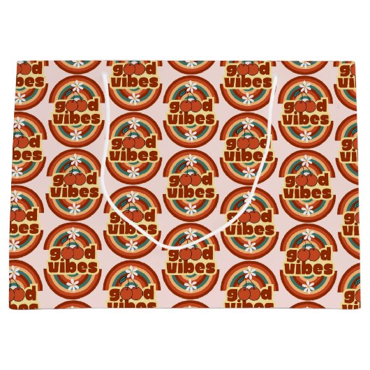 Good Vibes ラージペーパーバッグ (正面)
