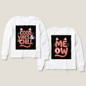 Good Vibes and Chill Art Design T-Shirt – (デザイン 正面&背面)
