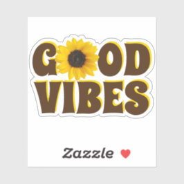 Good Vibes | Bright Sunflower Contour シール