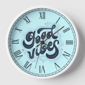 Good Vibes Clock 壁時計 (正面)