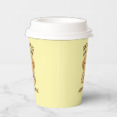 Good Vibes & Coffee - Puppy よくはしゃぐ Digital Artwor 紙コップ (右)